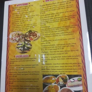Menú 2019