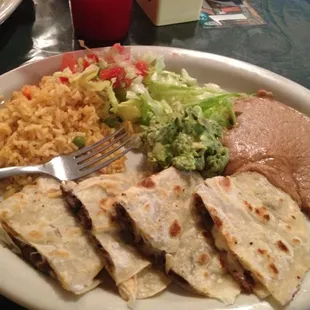 The beef quesadillas,one of my favorite dishes