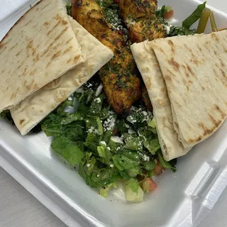 Chicken Kabob Salad
