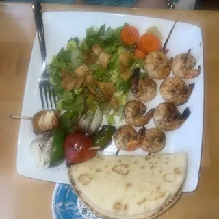Shrimp Kabob Entree
