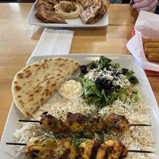 Chicken Kabob Entree