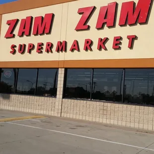 the front of the store