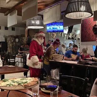 Santa at Zanata's