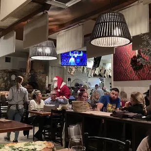 Santa at Zanata's