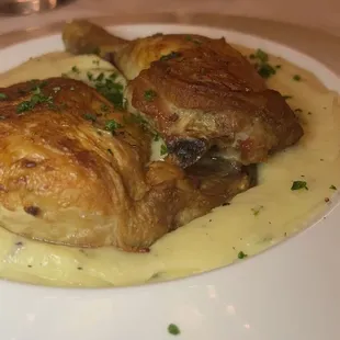 Chicken was meh but the mashed potatoes!??!