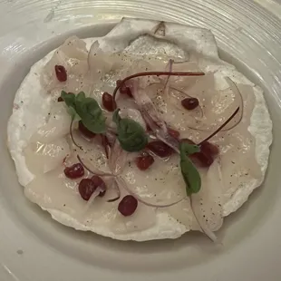 $22 scallop crudo