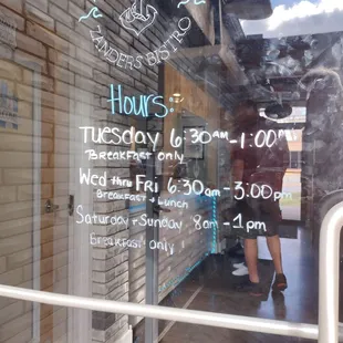 no lunch service Saturday through Tuesday also can't get breakfast here on Monday