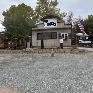 the outside of the building