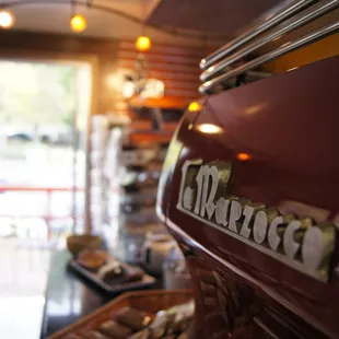 We love our La Marzocco FB-80, it's a beautiful machine.