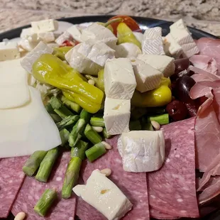 Antipasto Meat &amp; Cheese Platter (to-go) - This was HUGE!!!