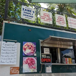 Truck, the lady at the window was nice.