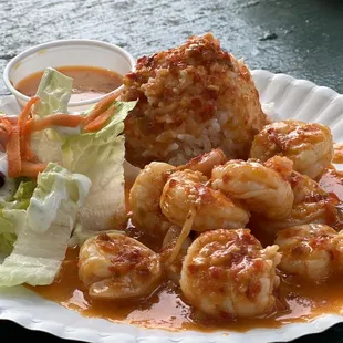 Hot &amp; spicy shrimp, +1 for not having to peel the shrimp
