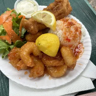 Fish and Chili pepper shrimp