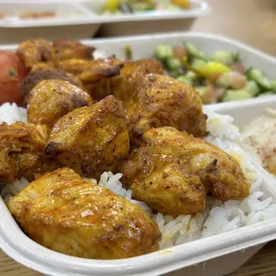 Chicken Kabob Plate