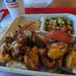 Chicken Kabob Plate