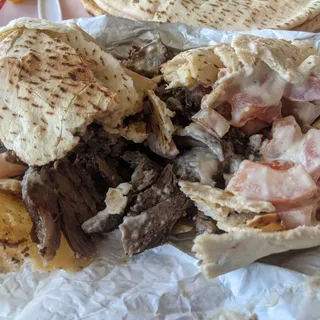 Tri-Tip Shawerma Wrap