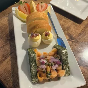 Duck Trap River Smoked Salmon &amp; Deviled Eggs