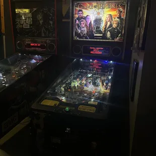 two pinball machines