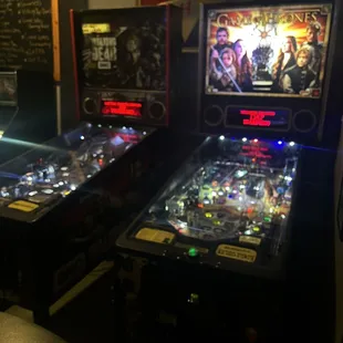 two pinball machines