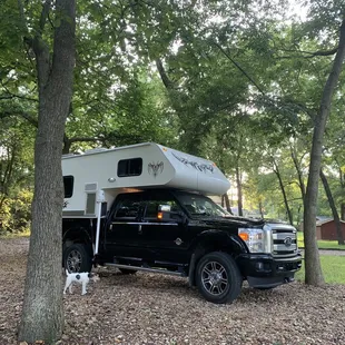 Campsites have water and electric