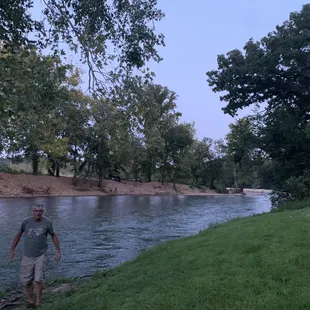 Lots of grass and  trees perfect for tubing swimming and  relaxing