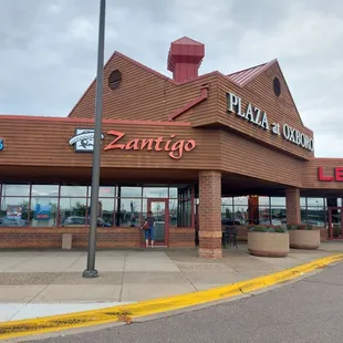 the front of a restaurant