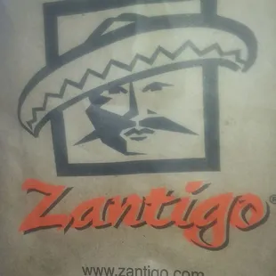 a picture of a bag of pizza