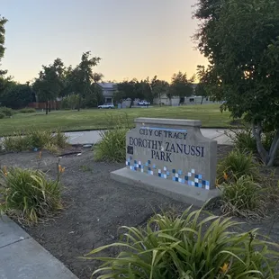 Park sign