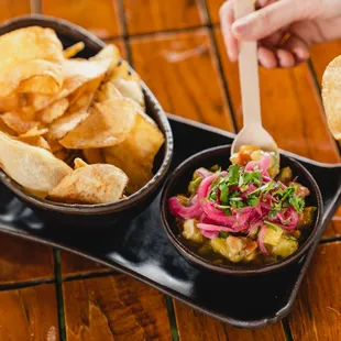 Grilled Pineapple Salsa | avocado, pickled red onion, pineapple, cilantro