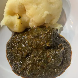 Palava Sauce with Fufu