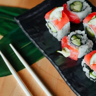 food, sushi, sushi and sashimi, sashimi