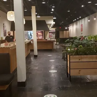 interior, sushi and sashimi