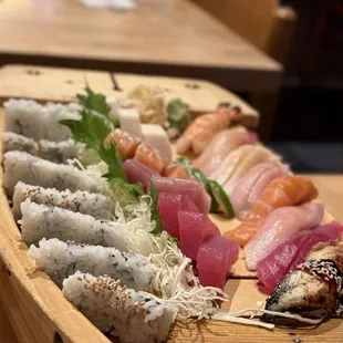 food, sushi and sashimi