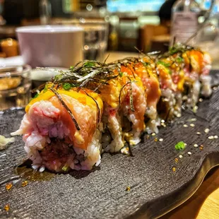 food, sushi and sashimi