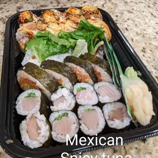 Mexican roll
 Spicy tuna roll
 Hamachi Maki (roll)