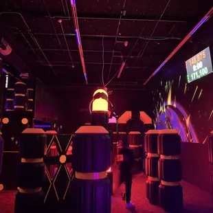 Laser tag area
