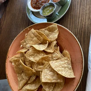 Chips and 3 Salsas