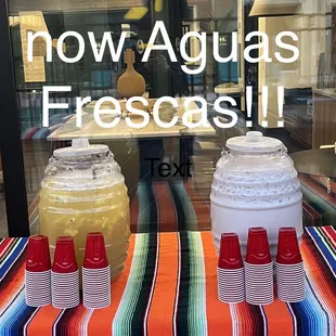 Aguas Frescas Available!!!!!