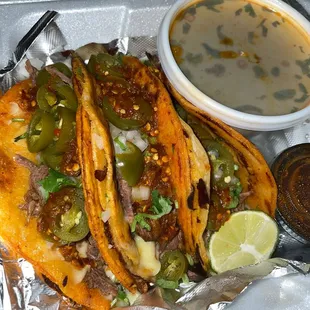 Hot Tijuana Birria Special Tacos