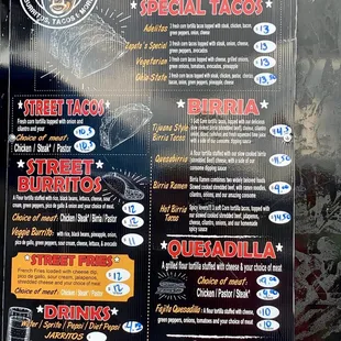 Menu from Picktown Palooza 7/2022 #UpCloseSavor