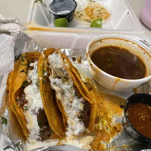 * Tijuan Style Birria Tacos *