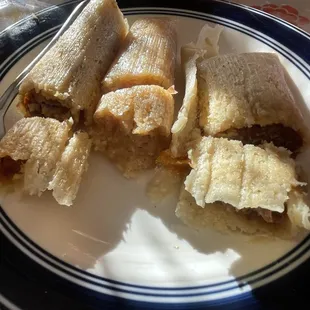 Pork , piña, beans/ cheese