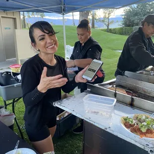 Service with a smile!