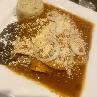 Enchiladas de Cochinita