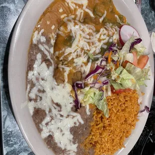 Chili 1. Two Chile Rellenos Dinner