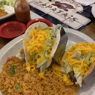 Beef Taco &amp; chalupa