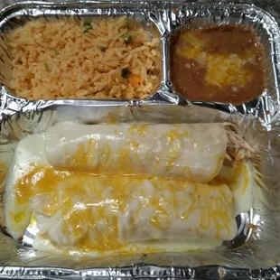 Chicken enchilada dinner