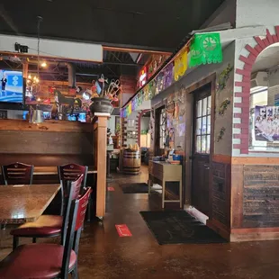 the dining area
