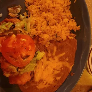 Chicken chimichanga