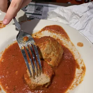 2 huge meatballs